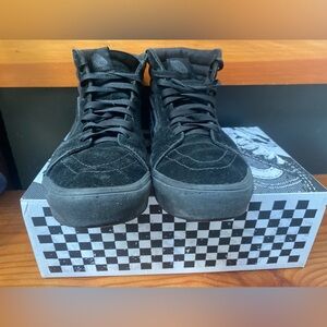 vans sk8-high sneaker black high top comfycush